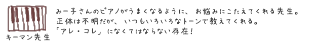 みー子さん　おもな登場人物 